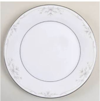 Silk Ribbons Round Salad Plate