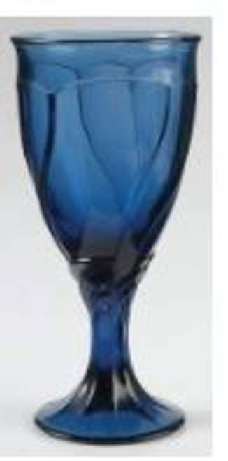Sweet Swirl Midnight Blue Noritake Water Goblet