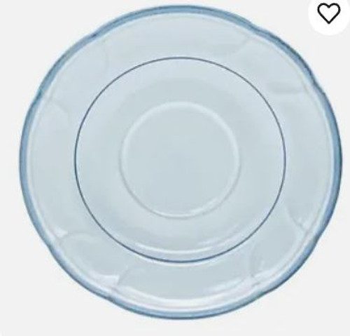 Victory Blue Noritake Saucer