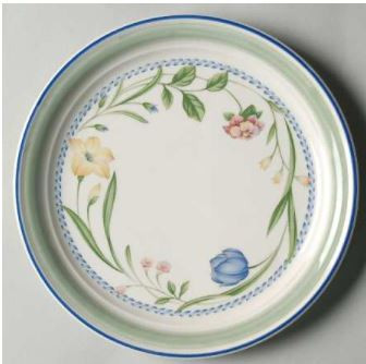 Watergreen Round Salad Plate
