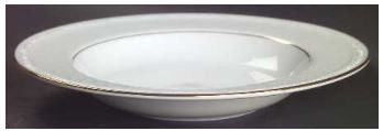 Whitecliff Gold Rim Soup or Pasta Bowl