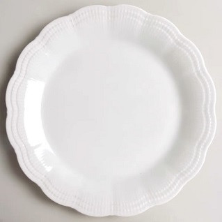 Allura White Dinner Plate