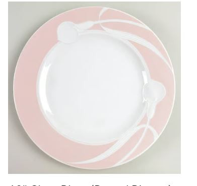 Ambiance Peach Round Chop or Serving Platter