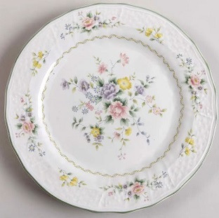 Antique Rose Round Salad Plate
