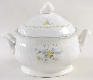 Antique Rose Sugar and Lid