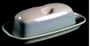 Aruba Covered Butter and Lid