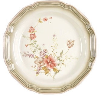 Autumn Vale Round Salad Plate