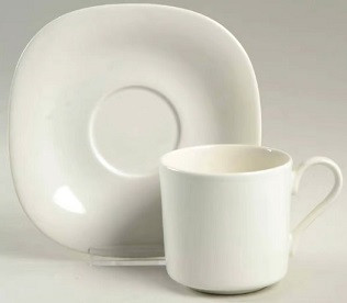 Basic White Cup and Saucer
