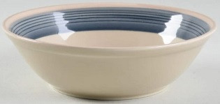 Blue Thunder Round Soup Cereal Bowl