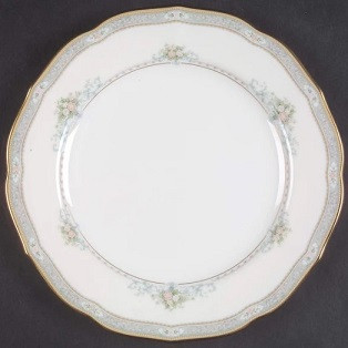 Bridal Bouquet Round Salad Plate