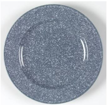 Country Blue Round Salad Plate