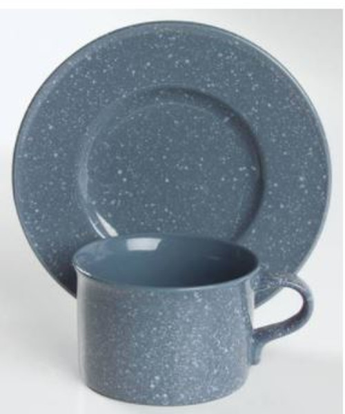 Country Blue Cup And Saucer C