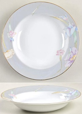 Charisma Grey Rim Soup or Pasta Bowl