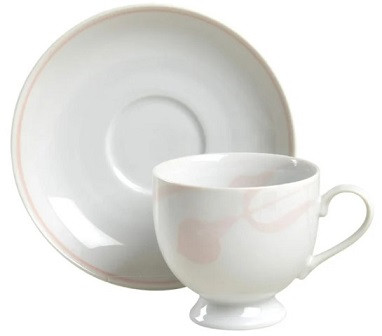 Classic Flair Peach Cup and Saucer