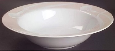 Classic Flair Peach Round Vegetable or Serving Bowl