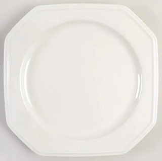Continental White Dinner Plate
