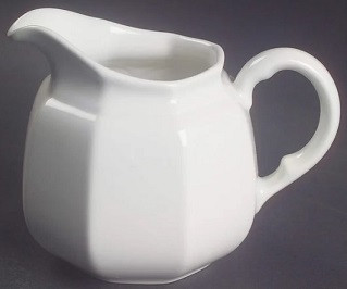 Continental White Creamer
