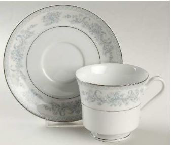 Dresden Rose Cup and Saucer