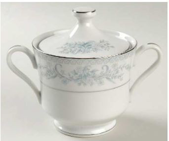 Dresden Rose Sugar and Lid