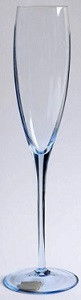 Elite Blue Fluted Champagne