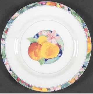 Exotic Garden Round Salad Plate