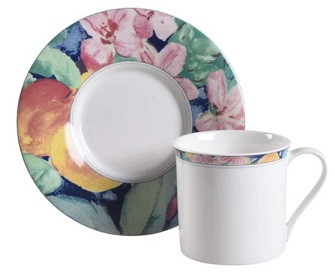 Exotic Garden Cup and Saucer