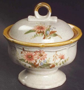 Field Bouquet Sugar and Lid