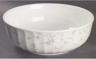 French Chintz Round Vegetable or Serving Bowl