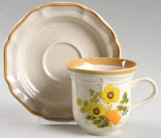 Fresh Floral Cup and Saucer