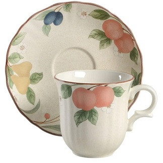 Fruit Panorama Cup and Saucer