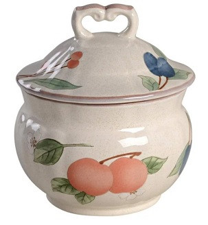 Fruit Panorama Sugar and Lid