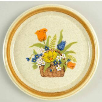 Garden Bouquet Round Salad Plate