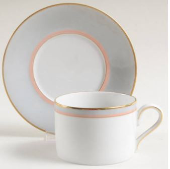 Grandeur Gray Cup and Saucer
