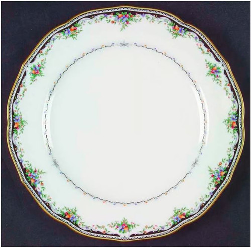 Millefleur Round Salad Plate
