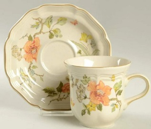 Olde Tapestry Mikasa Cup And Saucer