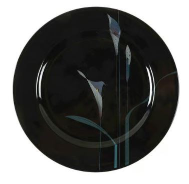 Opus Black Dinner Plate