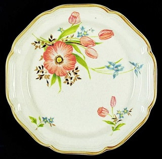Peach Petals Dinner Plate