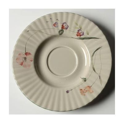 Pink Poppy Saucer Only