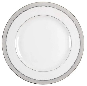 Platinum Crown Round Salad Plate