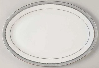 Platinum Crown Medium Oval Platter