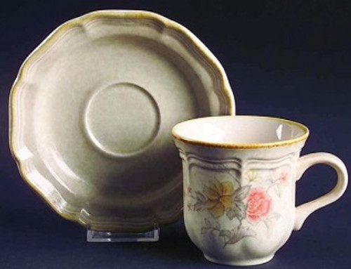 Prairie Rose Mikasa Cup And Saucer