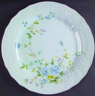 Precious Blue Round Chop or Serving Platter