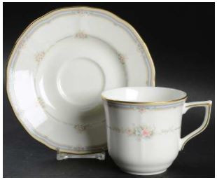 Romantic Garden Cup and Saucer