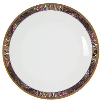Royal Glimmer Round Salad Plate