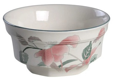 Silk Flowers Fruit or Sauce Bowl