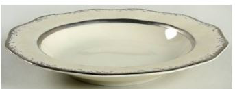 Sterling Lace Rim Soup or Pasta Bowl