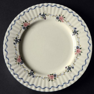 Stratford Blue Round Salad Plate
