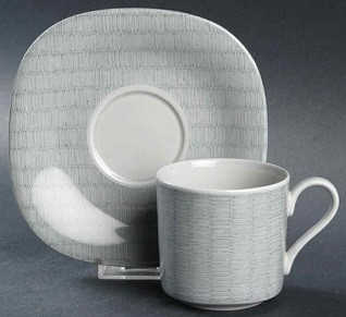 Tatami Gray Cup and Saucer