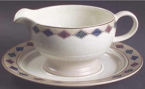 Terrazo Gravy Boat and Stand