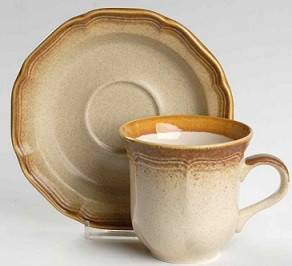 Whole Wheat Cup and Saucer